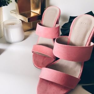 Pink Heels/Mules